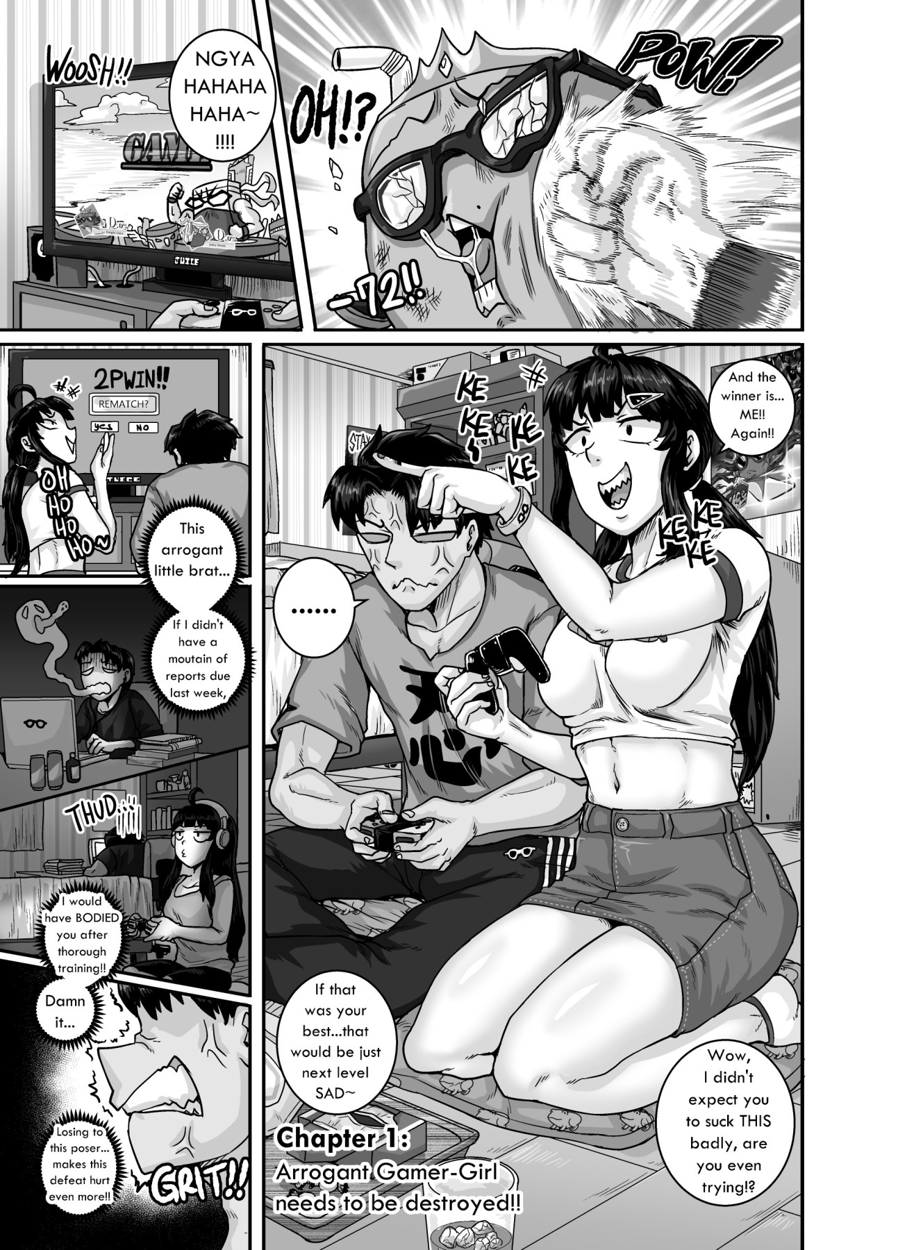 Hentai Manga Comic-Annoying (Step) Sister Needs to be Scolded!! 2~-Read-13